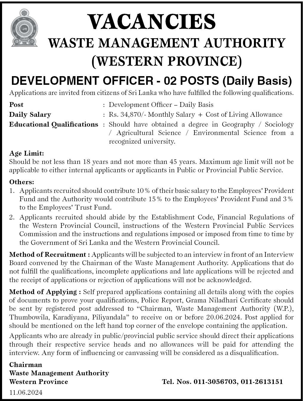 Development Officer